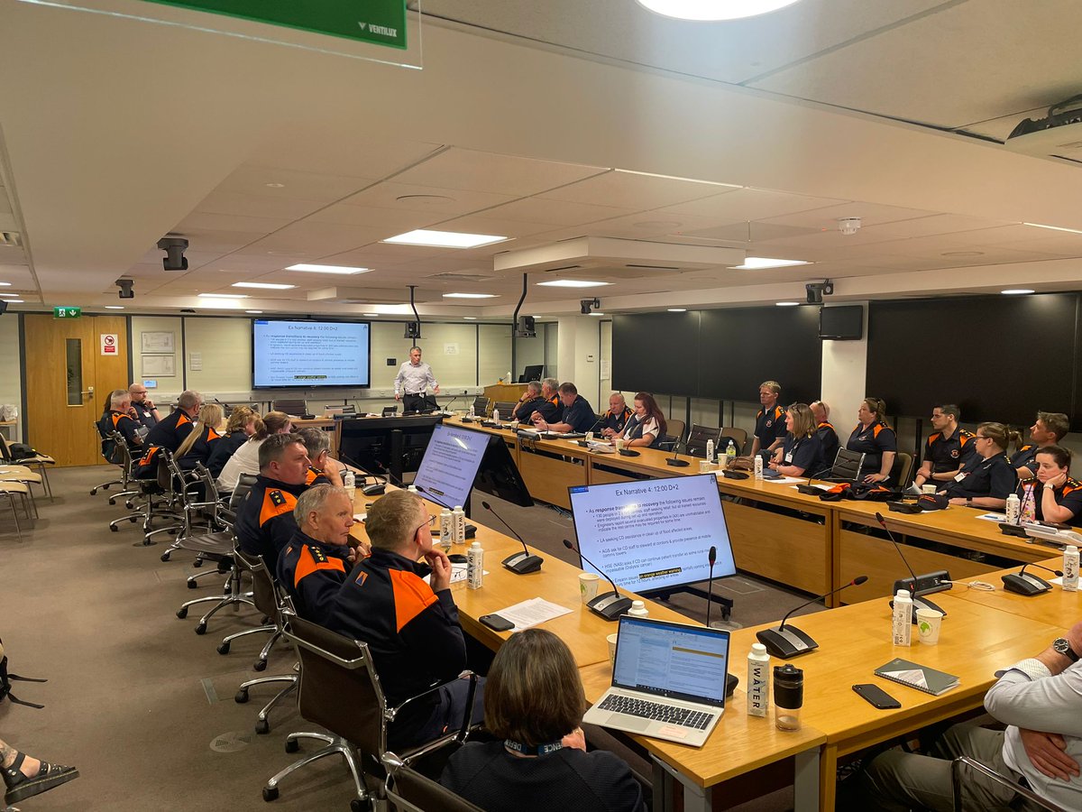 This Wednesday &amp; Thursday Civil Defence Officers &amp; Assistant CDOs from across the country gathered for intensive continuous professional development.  Thank you to <a href="/emergencyIE/">Office of Emergency Planning</a> for hosting us on Wednesday at the National Emergency Coordination Centre