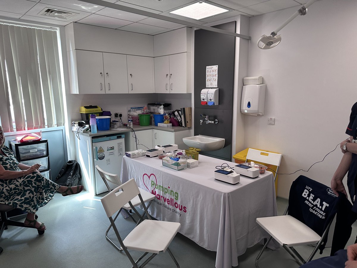 Today we are at Longton South Primary Care Centre in Stoke on Trent completing heart health checks with pre-booked in patients this time. We are offering checks for Hypertension (High Blood Pressure) AF (Atrial Fibrillation) and BEAT symptomatic people an NT proBNP to rule out
