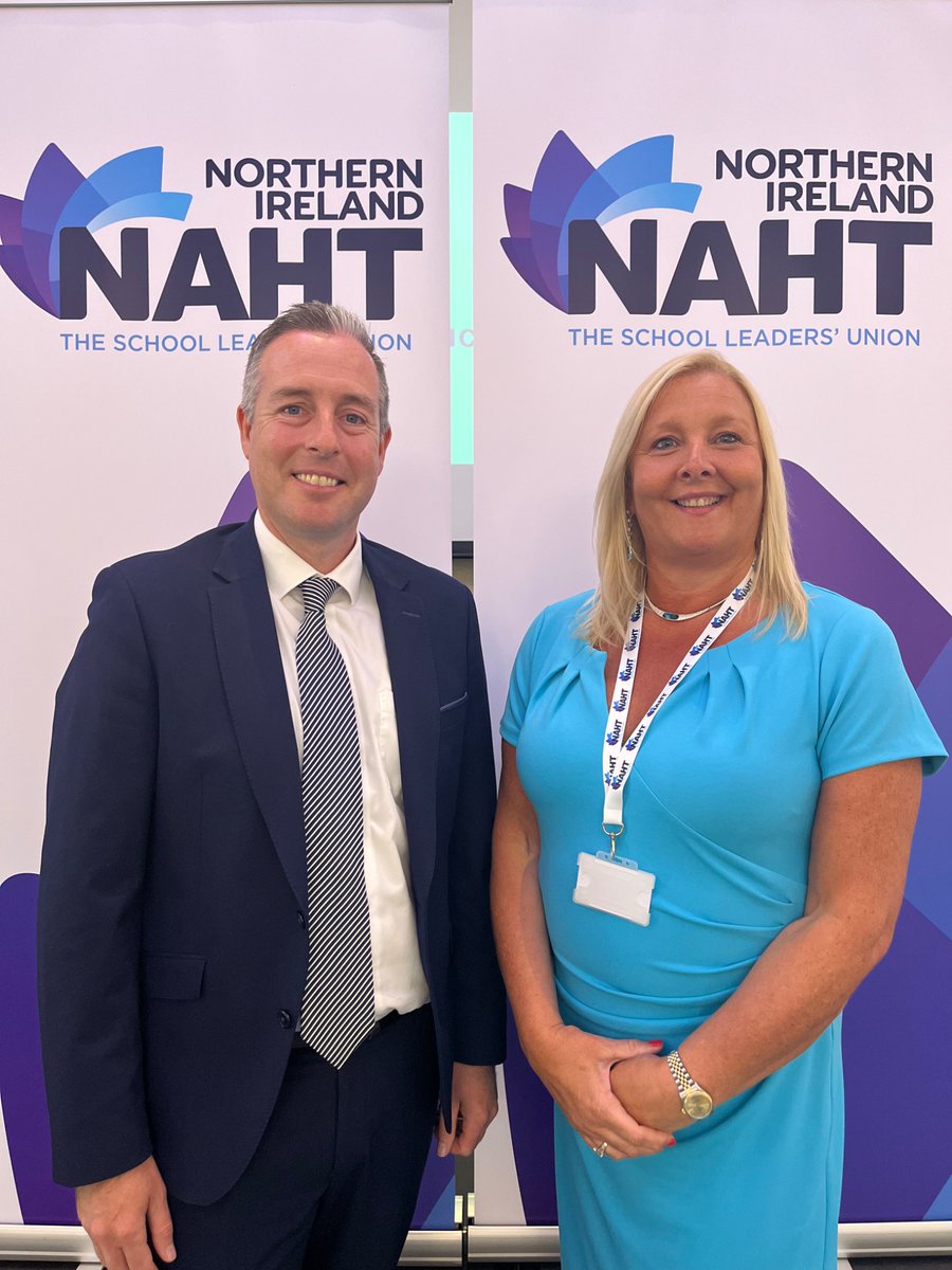 NAHT_NI's tweet image. Thank you to the Minister of Education, @paulgivan for speaking at the NAHT(NI) Navigating Leadership Conference.