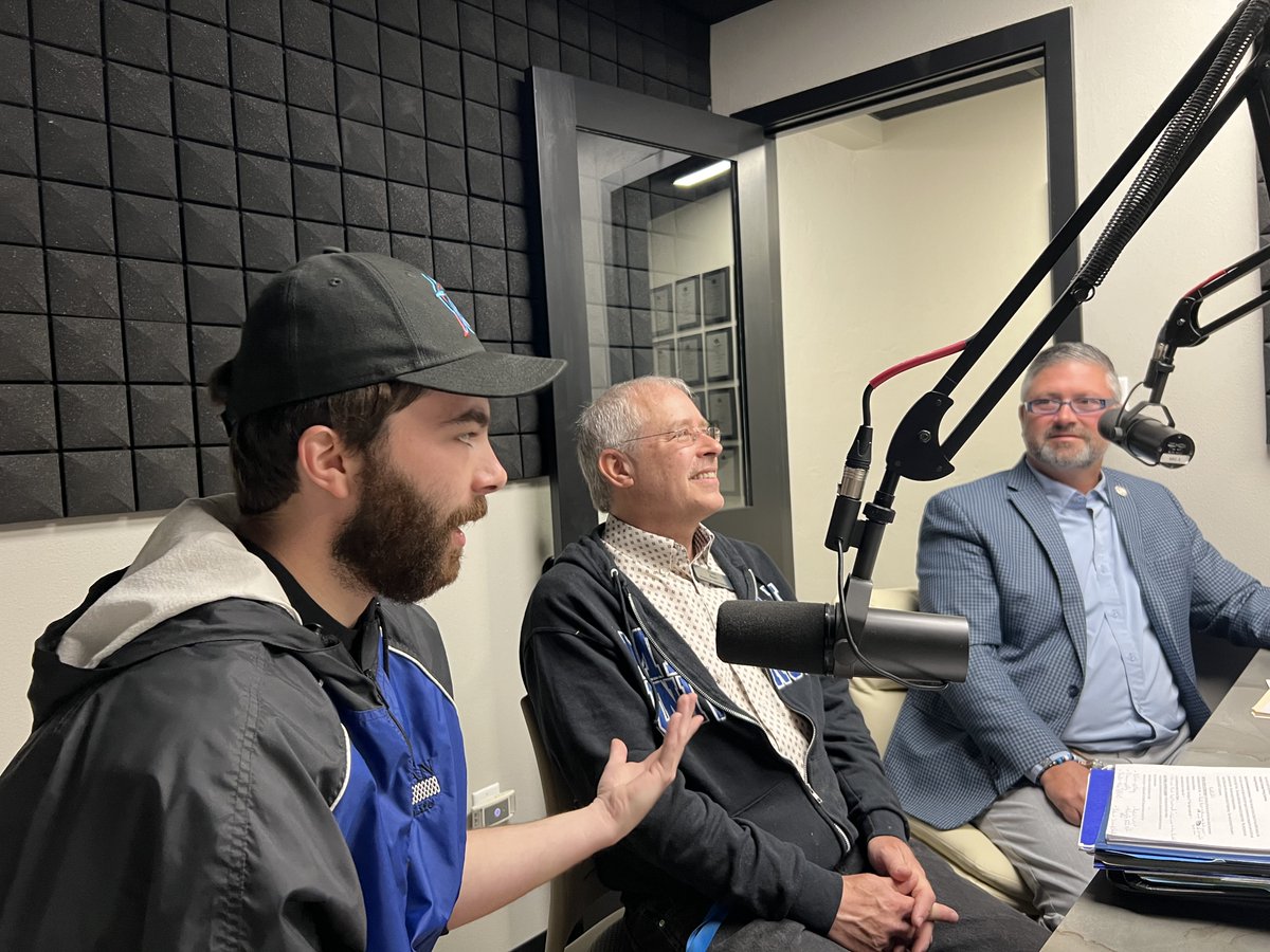 Great #MarianMonday Radio Show! Guests joining <a href="/marian_wi/">Marian University</a> President Aaron Sadoff and Host Steve Winterhack included Todd Buss, Director of Operations, and student Lucas Roltgen, sharing his incredible journey! soundcloud.com/radioplusaudio…, #Classof2025, #TeachersRock, #WeAreMarian