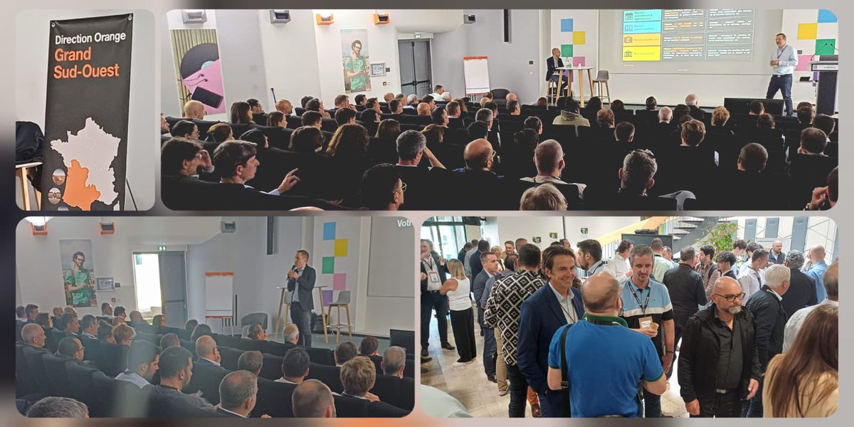 🛡Matinée dédiée aux enjeux de #Cybersécurité avec nos clients <a href="/orangebusiness/">Orange Business</a> : l'occasion d'aborder les défis et réponses 💪que nos experts <a href="/OrangeCyberFR/">Orange Cyberdefense France</a> peuvent apporter face aux menaces externes, internes et comportementales. 
Pour votre #Cyberdefense, <a href="/orange/">Orange</a> est là ! 🟧