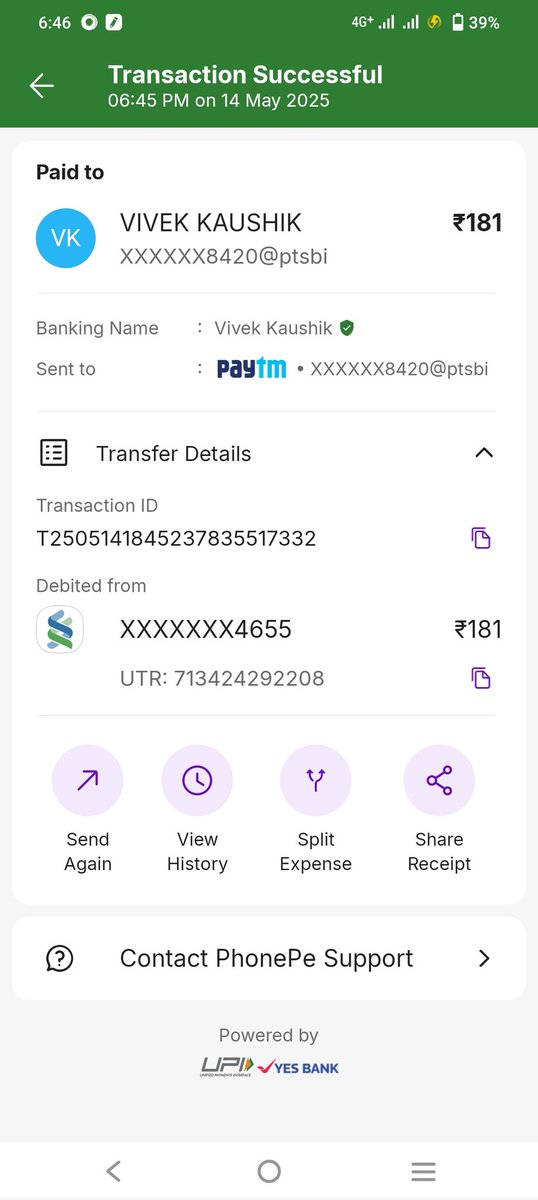 9_Krishan's tweet photo. @ola_supports I am sharing phone pay payment screenshot with you, kindly find attached file.

And for ola postpaid money, you can check from your side. https://t.co/CniYLlu9jS