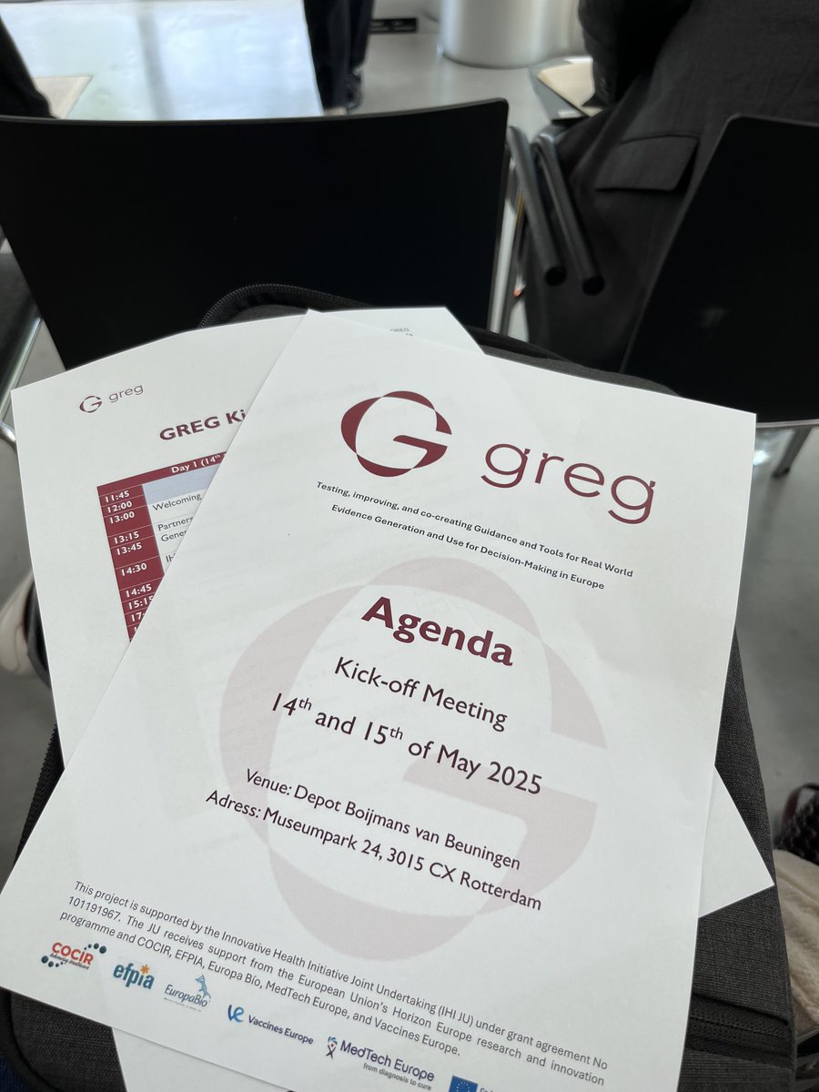 The #IHI_GREG project is now underway 🤓 
Delighted to be at the kick-off launch💯
We will be working in this project to make the subject of Real World Evidence #RWE accessible to #patients &amp; ensuring the project is patient-centred😍
👀bit.ly/3H7vqTa
#HTA #Healthcare