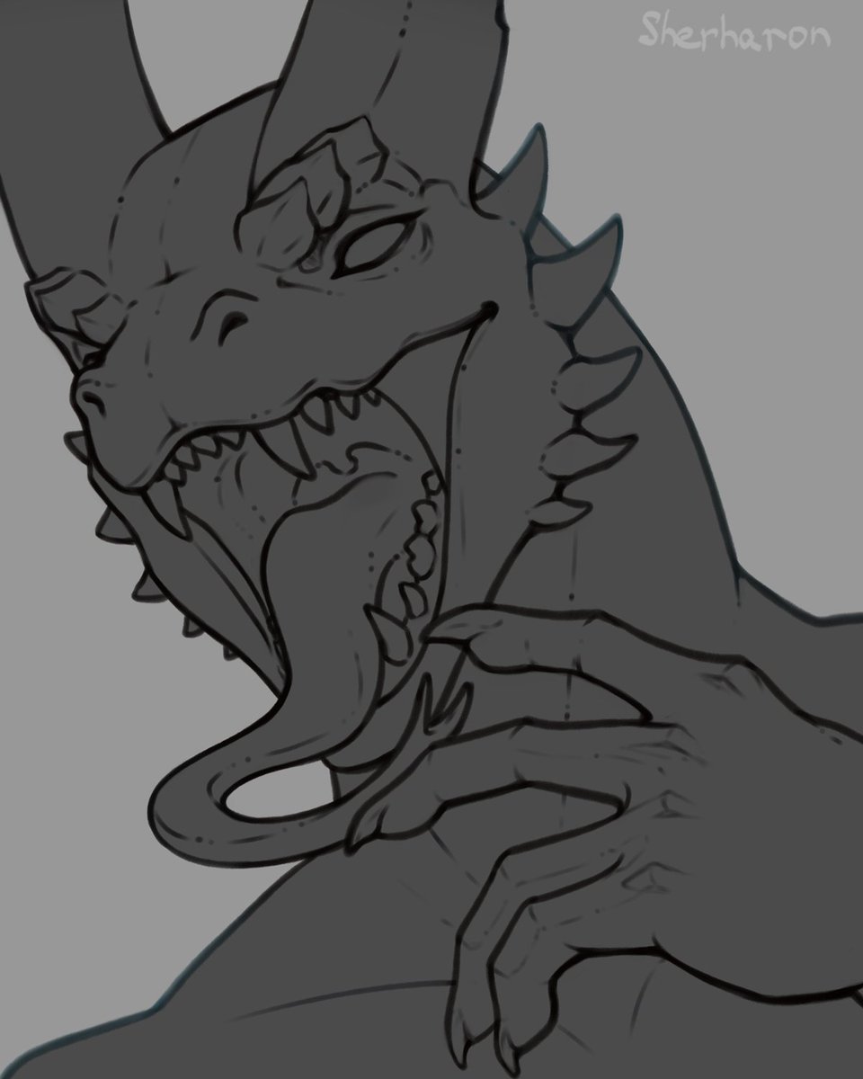 ALMOST sketchy bust commission for Naxther~

The diffirence between lineart and finished picture: