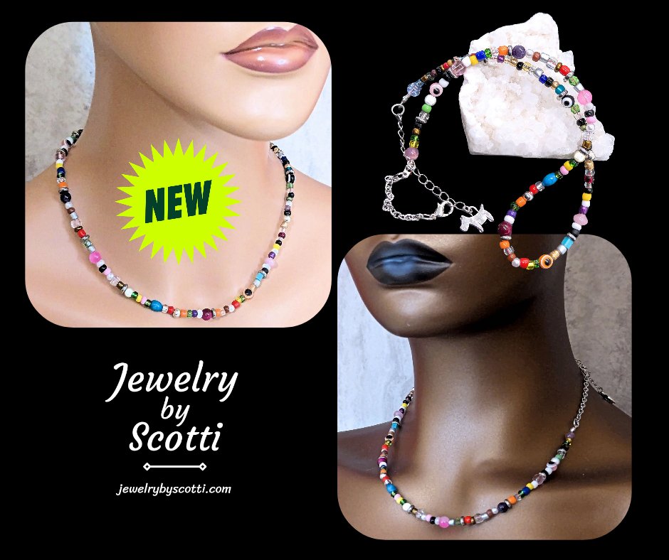 ⭐ NEW ⭐

jewelrybyscotti.etsy.com/listing/430554…

Colorful, dainty, and made to layer — this bead soup necklace is your new boho bestie!

#jewelrybyscotti #daintyjewelry #shortnecklace