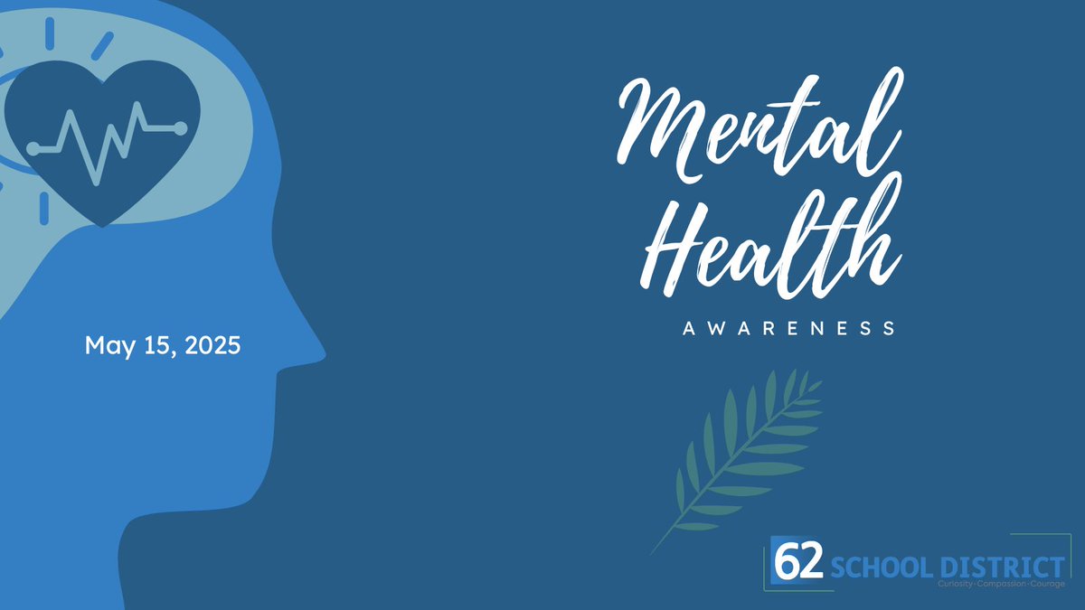 On May 15th, we recognize Mental Health Awareness Day. It's a crucial reminder that mental health is just as important as physical health. Let's foster open conversations and ensure everyone feels supported. You are not alone. #62learns #62united