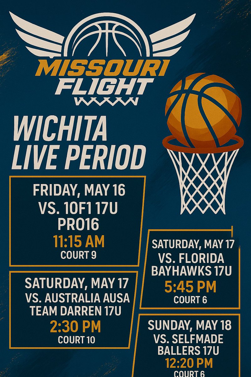 Missouri flight 2026 (@moflight2026) on Twitter photo Don’t miss out coaches! A lot of ‘26 talent in play! See you at Wichita Hoops! <a href="/PRO16League/">PRO16/NXTPRO League</a> <a href="/NxtProHoops/">NXTPRO Hoops</a> <a href="/CoachKhalilS/">Khalil Shakir 🏀</a> <a href="/WWFE_RCT/">WeWorkforEverything Recruiting</a> <a href="/GradyMajors/">Grady Majors</a> <a href="/PrepHoopsMO/">Prep Hoops Missouri</a> <a href="/PrepHoopsOK/">Prep Hoops Oklahoma</a> Don’t miss out coaches! A lot of ‘26 talent in play! See you at Wichita Hoops! <a href="/PRO16League/">PRO16/NXTPRO League</a> <a href="/NxtProHoops/">NXTPRO Hoops</a> <a href="/CoachKhalilS/">Khalil Shakir 🏀</a> <a href="/WWFE_RCT/">WeWorkforEverything Recruiting</a> <a href="/GradyMajors/">Grady Majors</a> <a href="/PrepHoopsMO/">Prep Hoops Missouri</a> <a href="/PrepHoopsOK/">Prep Hoops Oklahoma</a>