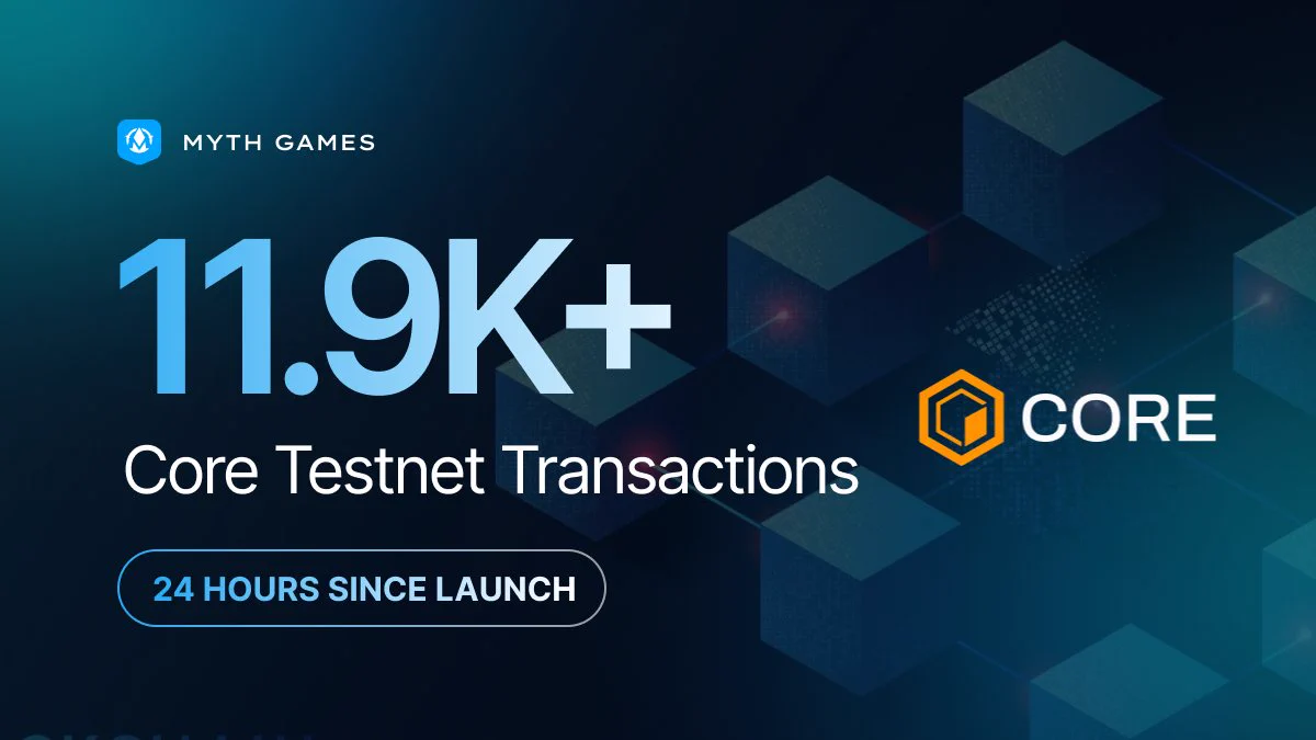 #MythGames #CoreChain #CoreDAO #CoreDAOPH #GameFi #Testnet #Web3Gaming #CryptoGaming