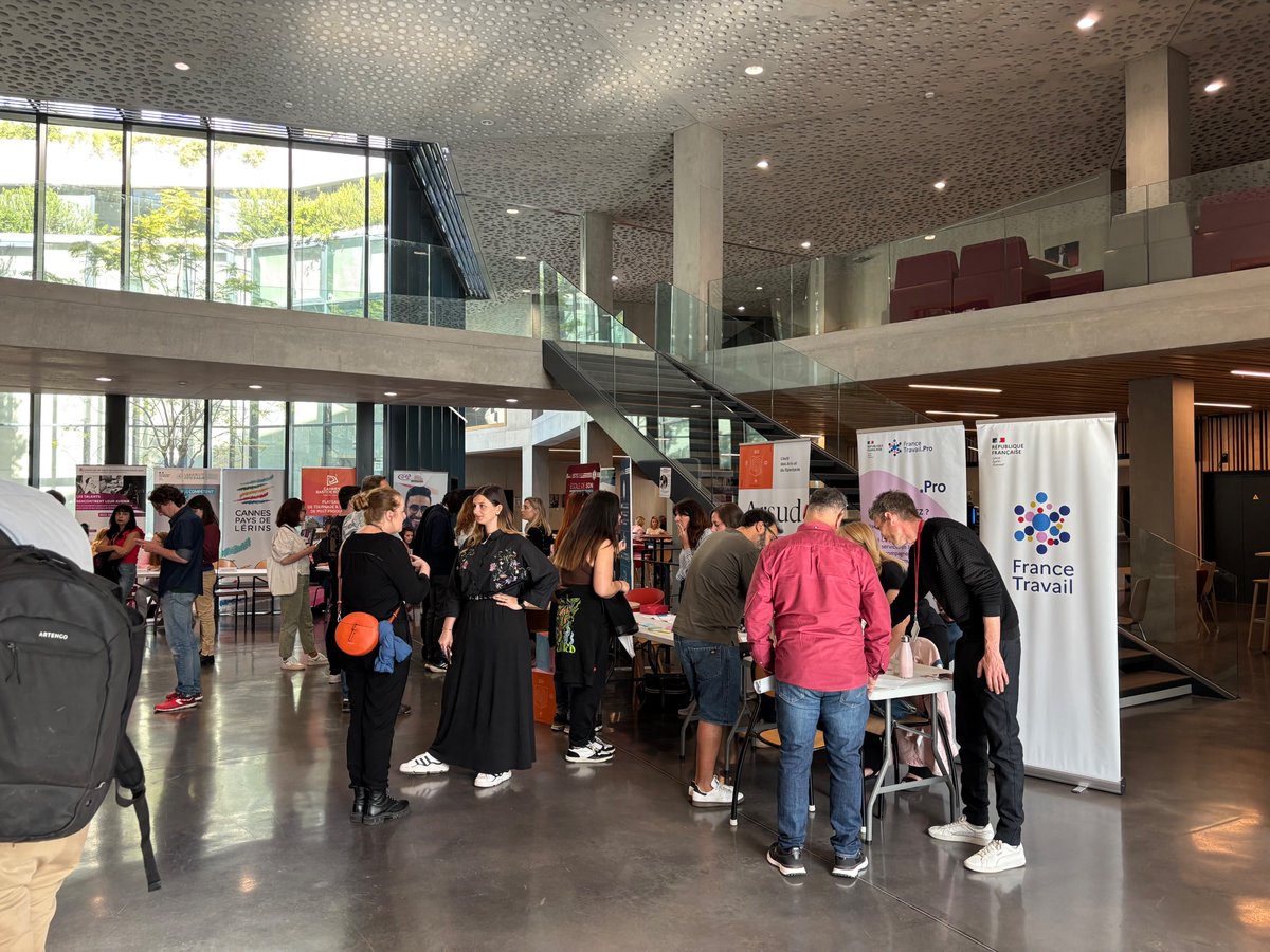 Cannes Bastide Rouge (@cbastiderouge) on Twitter photo ➡️Le Forum des métiers des industries culturelles et créatives organisé par le CMQE et <a href="/FranceTravail/">France Travail</a> !
<a href="/CBastideRouge/">Cannes Bastide Rouge</a> était présent avec plusieurs de ses sociétés hébergées : Philartmedia Studio, <a href="/Adastra_Films/">Adastra Films</a> , <a href="/lerinstvradio/">Cannes Lérins TV - Radio</a>, Little Bird Média🎥
#cannes #forumdesmetiers ➡️Le Forum des métiers des industries culturelles et créatives organisé par le CMQE et <a href="/FranceTravail/">France Travail</a> !
<a href="/CBastideRouge/">Cannes Bastide Rouge</a> était présent avec plusieurs de ses sociétés hébergées : Philartmedia Studio, <a href="/Adastra_Films/">Adastra Films</a> , <a href="/lerinstvradio/">Cannes Lérins TV - Radio</a>, Little Bird Média🎥
#cannes #forumdesmetiers