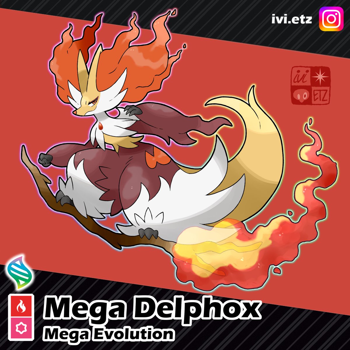 my take on Mega Delphox for #PokemonLegendsZA🌟

@/ivi.etz on IG

#conceptart #concept #pokemon #PokemonArt #fakemon #pokemonZA #PLZA