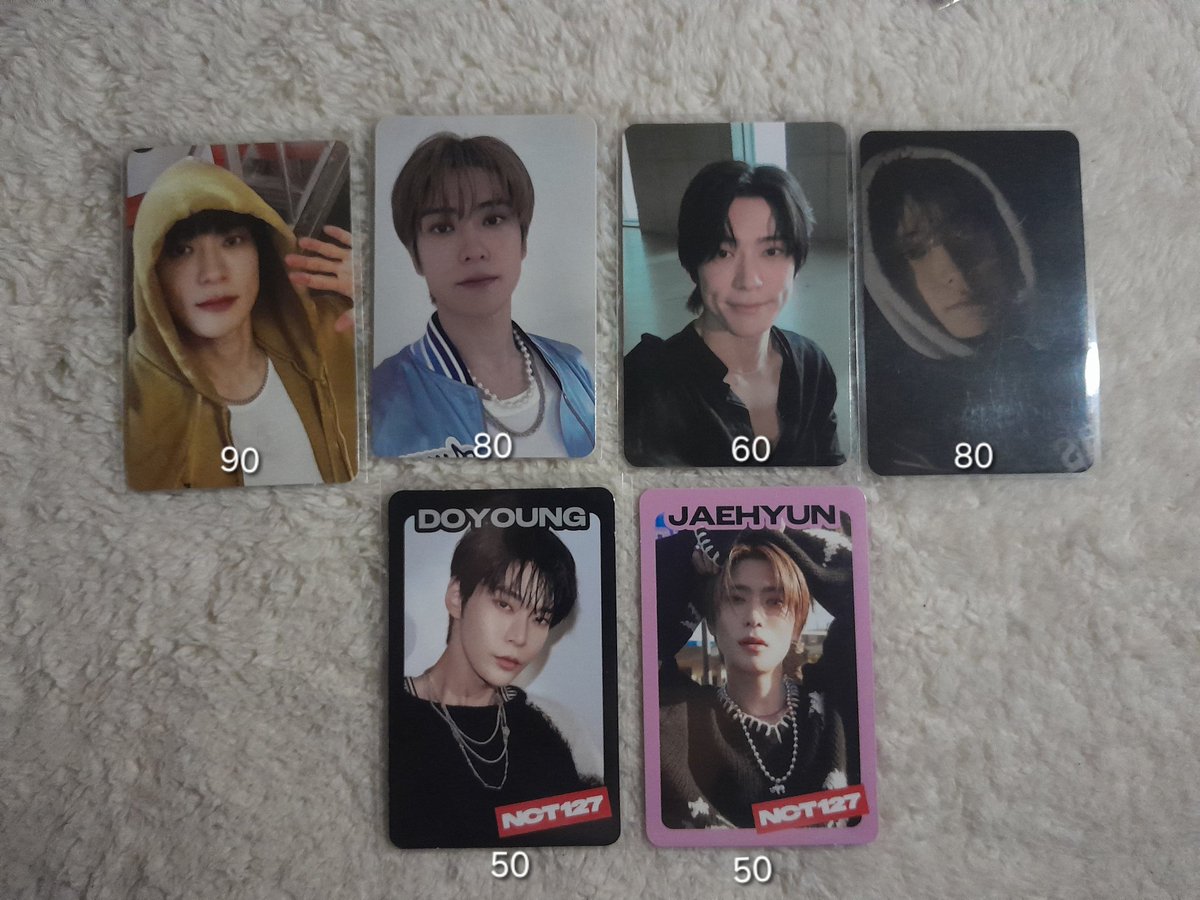 พร้อมส่ง /wts

— การ์โดยอง แจฮยอน jaehyun doyoung แจโด jaedo 
— ราคาตามภาพ

📮 เหมา35 ยอด200ส่งฟรี

สอบถามเพิ่มเติม dm

#ตลาดนัดnct #ตลาดนัดnct127 ตามหา