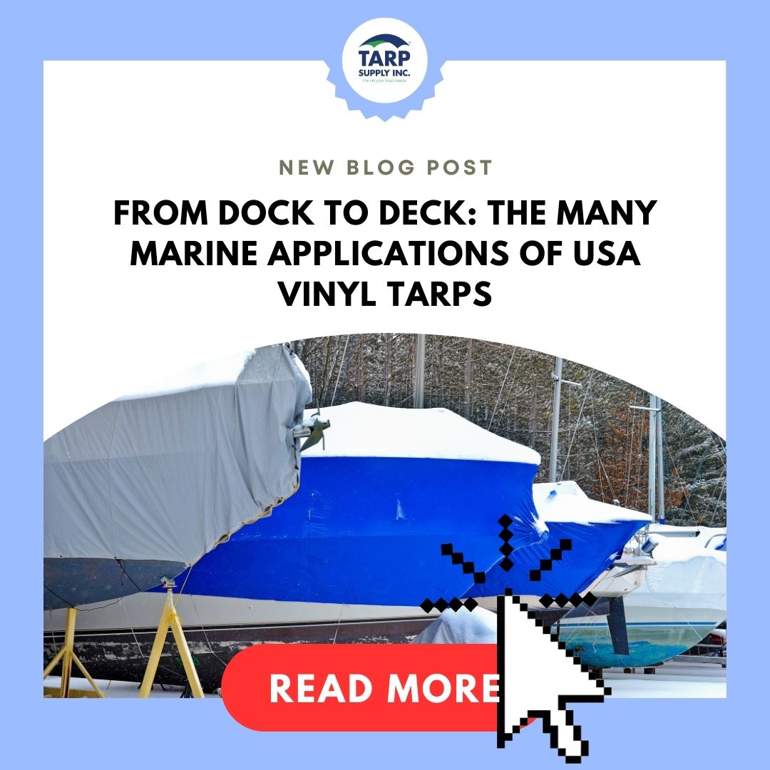 tarpsupplyinc's tweet image. Read our blog “From Dock to Deck: The Many Marine Applications of USA Vinyl Tarps” and learn how vinyl tarps deliver weatherproof protection for every boat.

👉  zurl.co/teuGt 
💬  zurl.co/ccNbE
 
#MarineTarps #VinylTarps #BoatProtection #USAMade