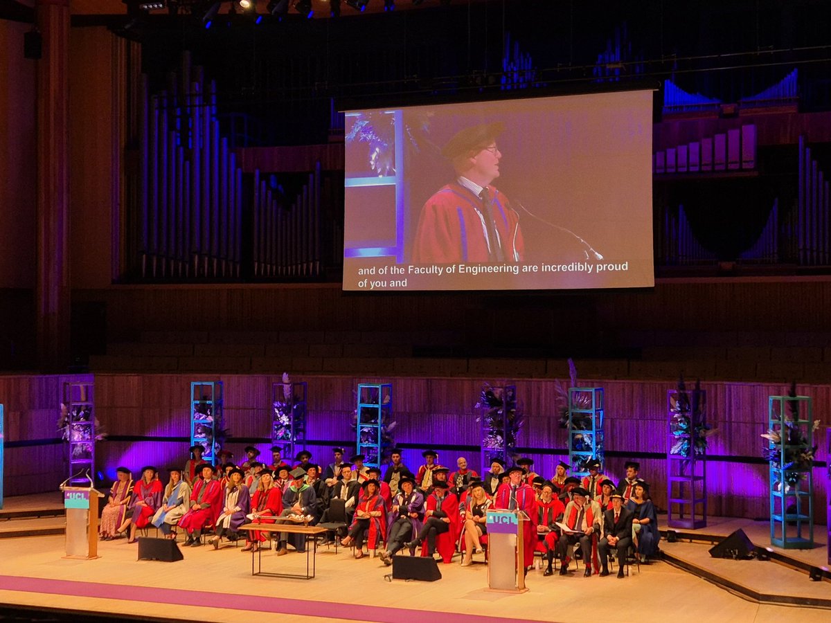 Great to see graduations of our wonderful students <a href="/ucleeenews/">UCL EEE</a> <a href="/UCLEngineering/">UCL Engineering</a>, inc 3 receiving PhD from the Optical Networks Group!! Here is our HoD, Prof John Mitchell, himself a graduate of <a href="/ucleeenews/">UCL EEE</a>!