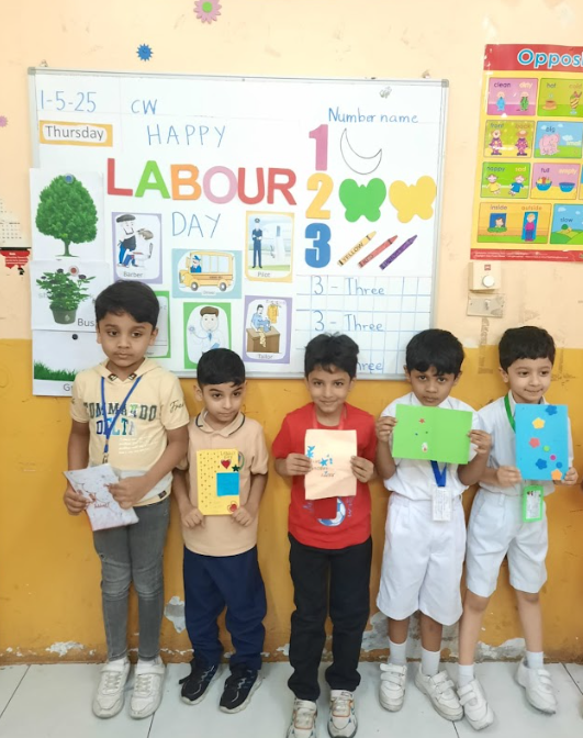 IndianPage's tweet photo. Our little stars at IISJ Kindergarten celebrated Labor Day with love and gratitude!
They made thoughtful cards and gave small gifts to thank the wonderful helpers who make our school shine every day.
A big thank you to our support staff — your hard work never goes unnoticed! https://t.co/4H5SoPDXvo