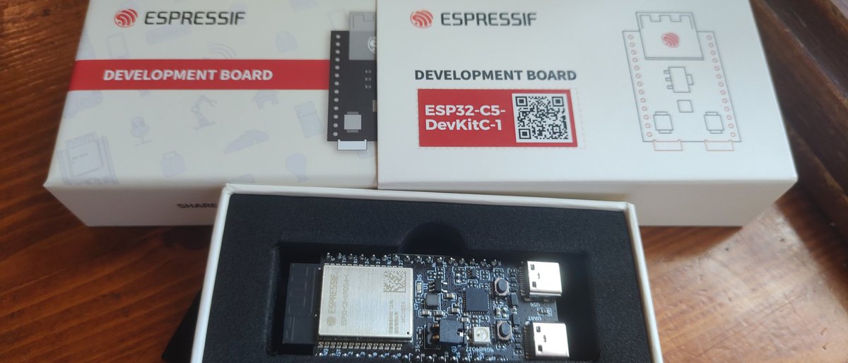 petrkr's tweet image. New toy just arrived
5GHz wifi
Radio for Thread/zigbee
2.4GHz wifi
BLE
A lot of fun
@LabOctopus
@EspressifSystem
#esp32c5