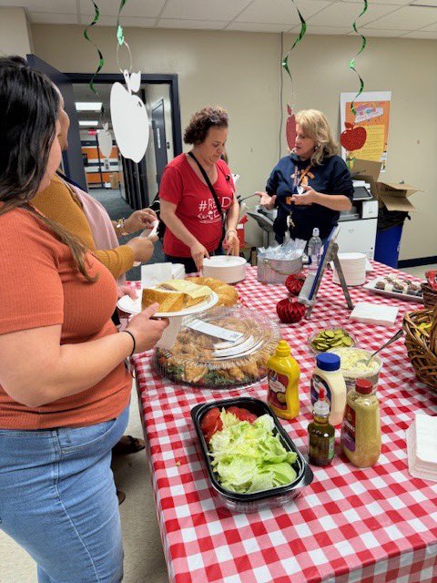 We celebrated our staff with a catered lunch earlier this week!  Thank you for all that you do!  #UnityUnleashed #packpride #weareheim #ElevateStafford