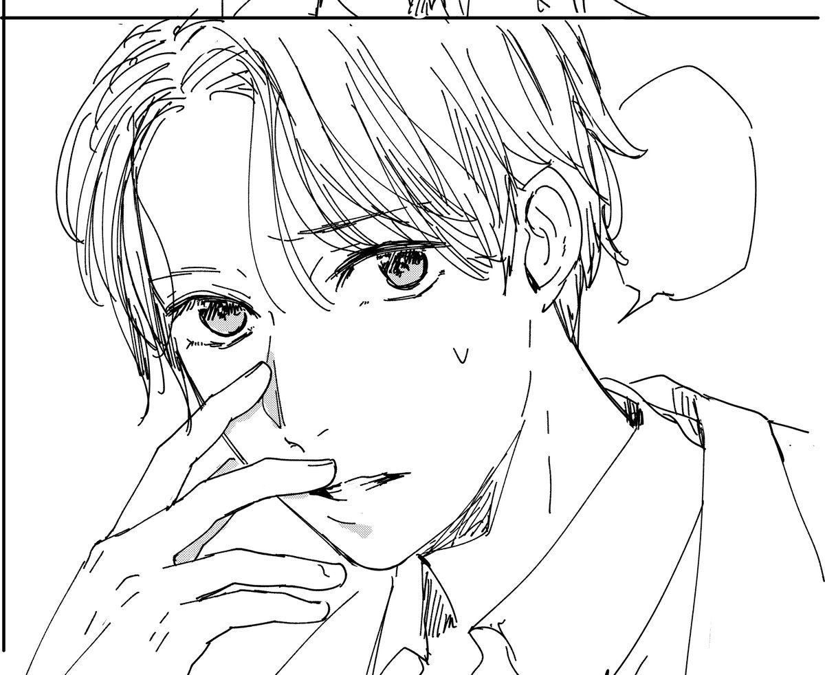 ネームやりつつ男の子の練習👊