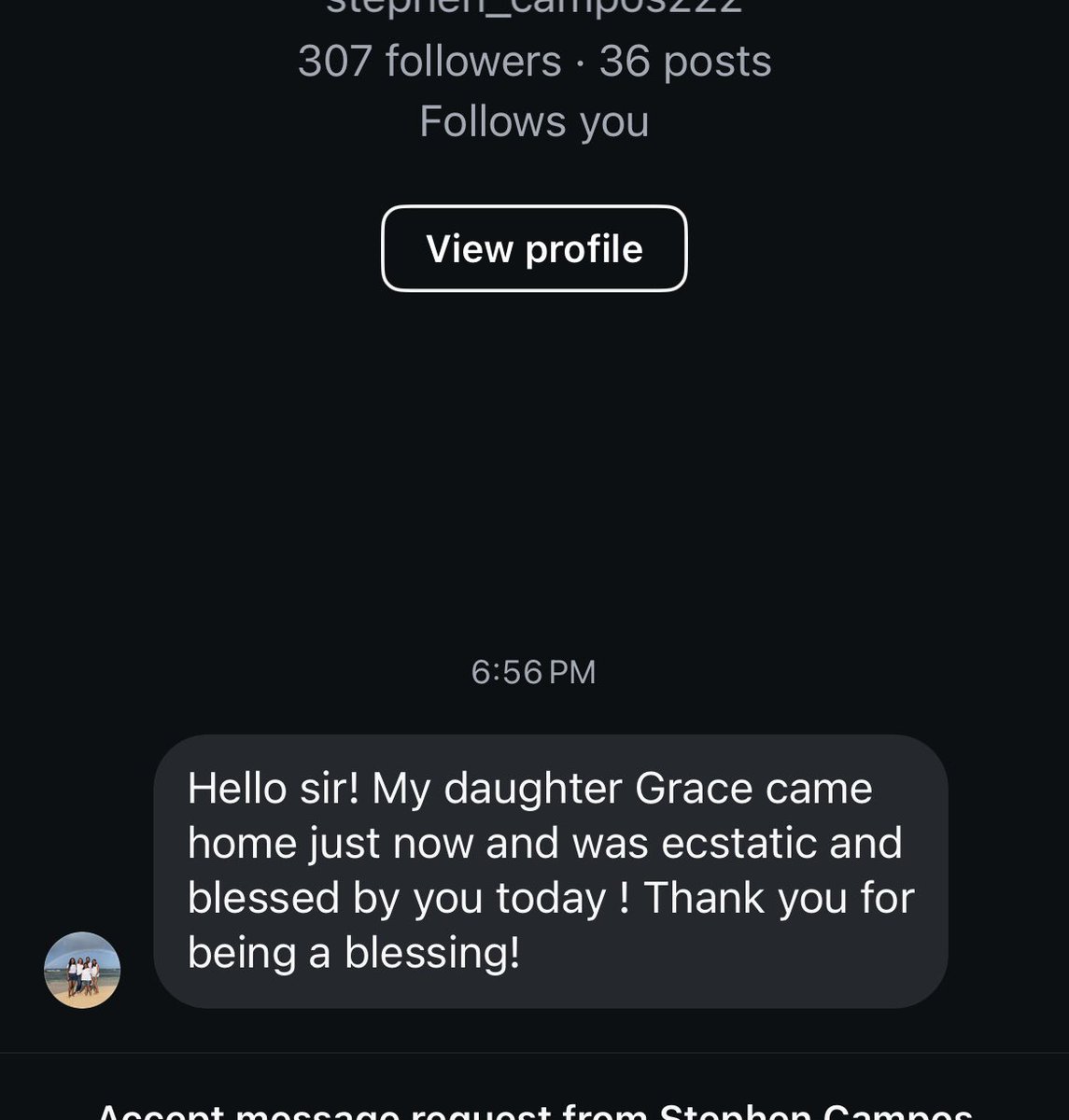 This is the type of stuff that gives me a why…after a training session I received this DM 🤝 the same water bottle is valued 3x more when you put it in the right location…remember who you are 🖤💭