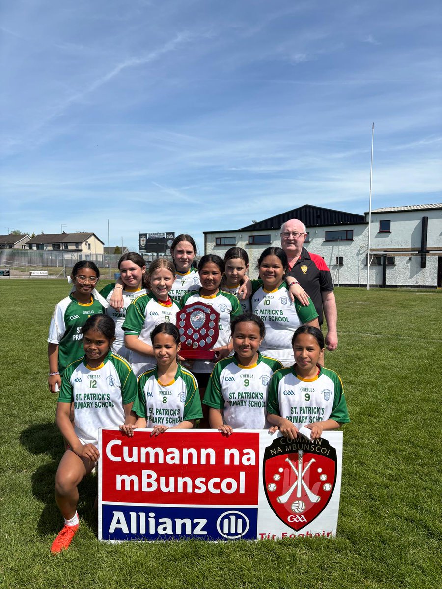 Tyrone GAA mBunscol (@tyrone_mbunscol) on Twitter photo What a day <a href="/EglishGAC/">Eglish GAC</a> for our <a href="/AllianzIreland/">Allianz Ireland</a> Camogie County Finals! Congratulations to our cup winners St Colmcille's Carrickmore & our shield winners St Patrick's Dungannon 🏆👏🌞 <a href="/cnambnaisiunta/">Cumann na mBunscol</a> <a href="/TyroneGAALive/">Tyrone GAA</a> <a href="/officialgaa/">The GAA</a> <a href="/OfficialCamogie/">The Camogie Association</a> <a href="/teamtalkmagLIVE/">Teamtalkmag.com</a> #stopthedrop What a day <a href="/EglishGAC/">Eglish GAC</a> for our <a href="/AllianzIreland/">Allianz Ireland</a> Camogie County Finals! Congratulations to our cup winners St Colmcille's Carrickmore & our shield winners St Patrick's Dungannon 🏆👏🌞 <a href="/cnambnaisiunta/">Cumann na mBunscol</a> <a href="/TyroneGAALive/">Tyrone GAA</a> <a href="/officialgaa/">The GAA</a> <a href="/OfficialCamogie/">The Camogie Association</a> <a href="/teamtalkmagLIVE/">Teamtalkmag.com</a> #stopthedrop