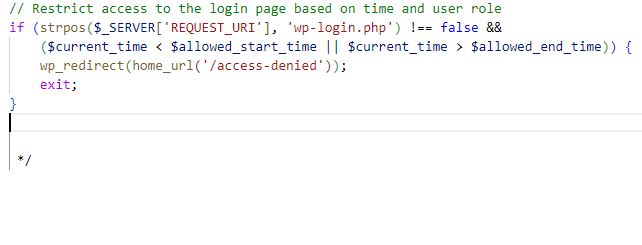 wpblackbelt's tweet image. Time-Restricted Admin Access for WordPress - is.gd/7kGEQK - #Restrict