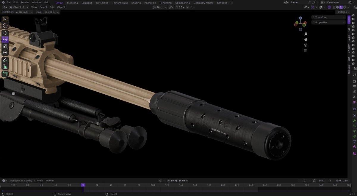 FN Ballista for Michael's Zombies

#robloxdev #substancepainter #roblox #blender3d