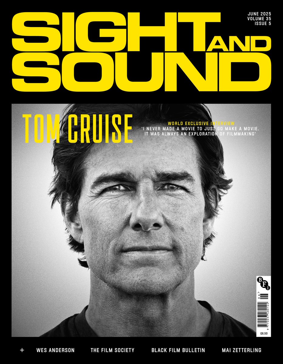 Mike Williams ✊ (@itsmikelike) on Twitter photo The new <a href="/SightSoundmag/">Sight and Sound magazine</a> is ON SALE TODAY!
In a world exclusive in-depth career interview, #TomCruise talks to <a href="/IsStevens/">Isabel Stevens</a> about his storied career, working with Scorsese, Kubrick, Spielberg, Newman & Nicholson, and a surprising amount about lenses🎥
Genuinely a must-read piece🙏 The new <a href="/SightSoundmag/">Sight and Sound magazine</a> is ON SALE TODAY!
In a world exclusive in-depth career interview, #TomCruise talks to <a href="/IsStevens/">Isabel Stevens</a> about his storied career, working with Scorsese, Kubrick, Spielberg, Newman & Nicholson, and a surprising amount about lenses🎥
Genuinely a must-read piece🙏