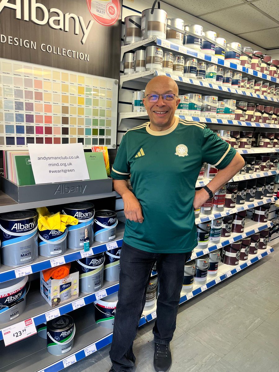 Only one green to wear in  on #WearItGreenDay 
My <a href="/AFCWhyteleafe/">AFC Whyteleafe</a> shirt