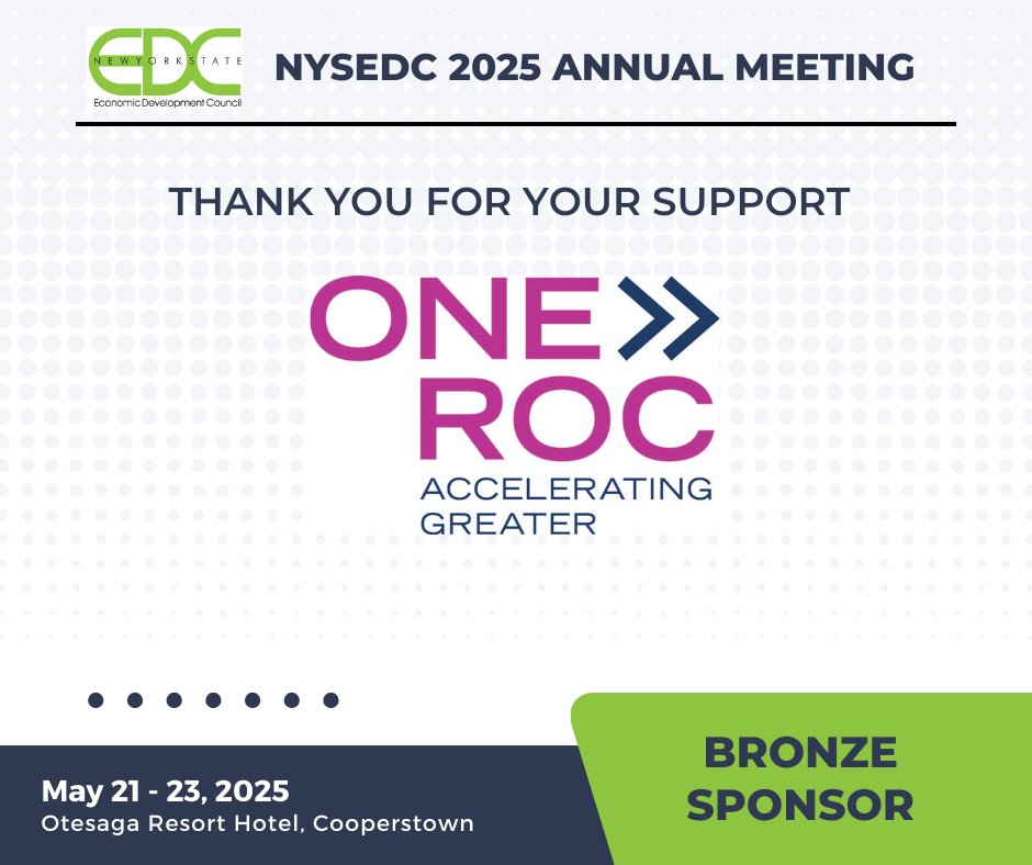 A big thank you to <a href="/one_ROC/">OneROC</a> for sponsoring the sold-out 2025 Annual Meeting at the <a href="/OtesagaHotel/">Otesaga Resort Hotel</a> in Cooperstown May 21 - 23. nysedc.org/2025_nysedc_an…