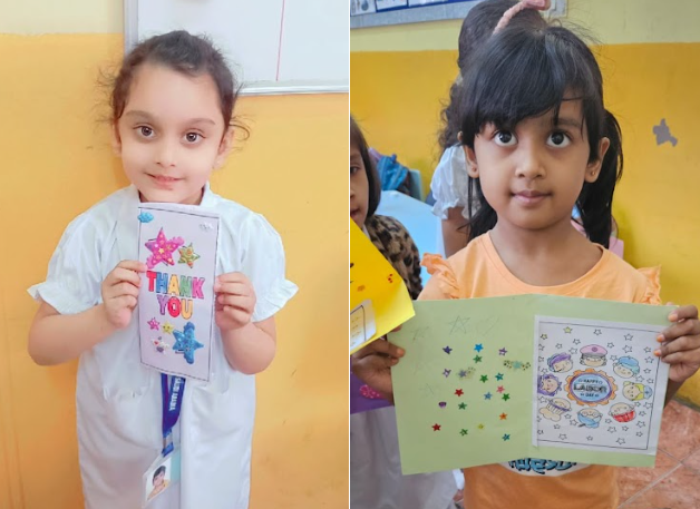 Our little stars at IISJ Kindergarten celebrated Labor Day with love and gratitude!
They made thoughtful cards and gave small gifts to thank the wonderful helpers who make our school shine every day.
A big thank you to our support staff — your hard work never goes unnoticed!
