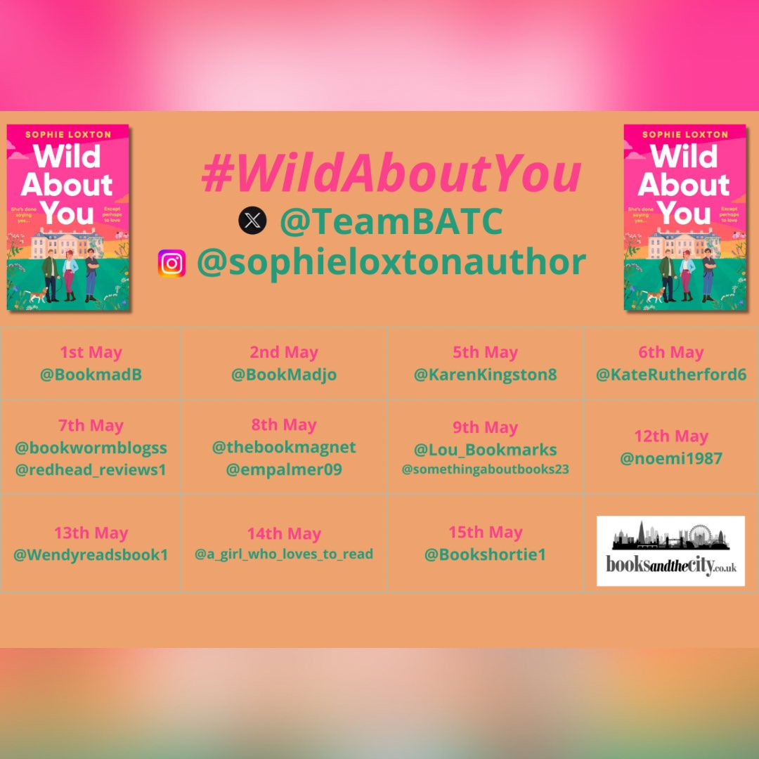 💫Spotlight💫

Today I’m posting a spotlight as part of the blog tour for #WildAboutYou by #SophieLoxton 

I’m currently reading this book and will be posting my review soon so stay tuned. 

instagram.com/p/DJrRIBsIBss/…