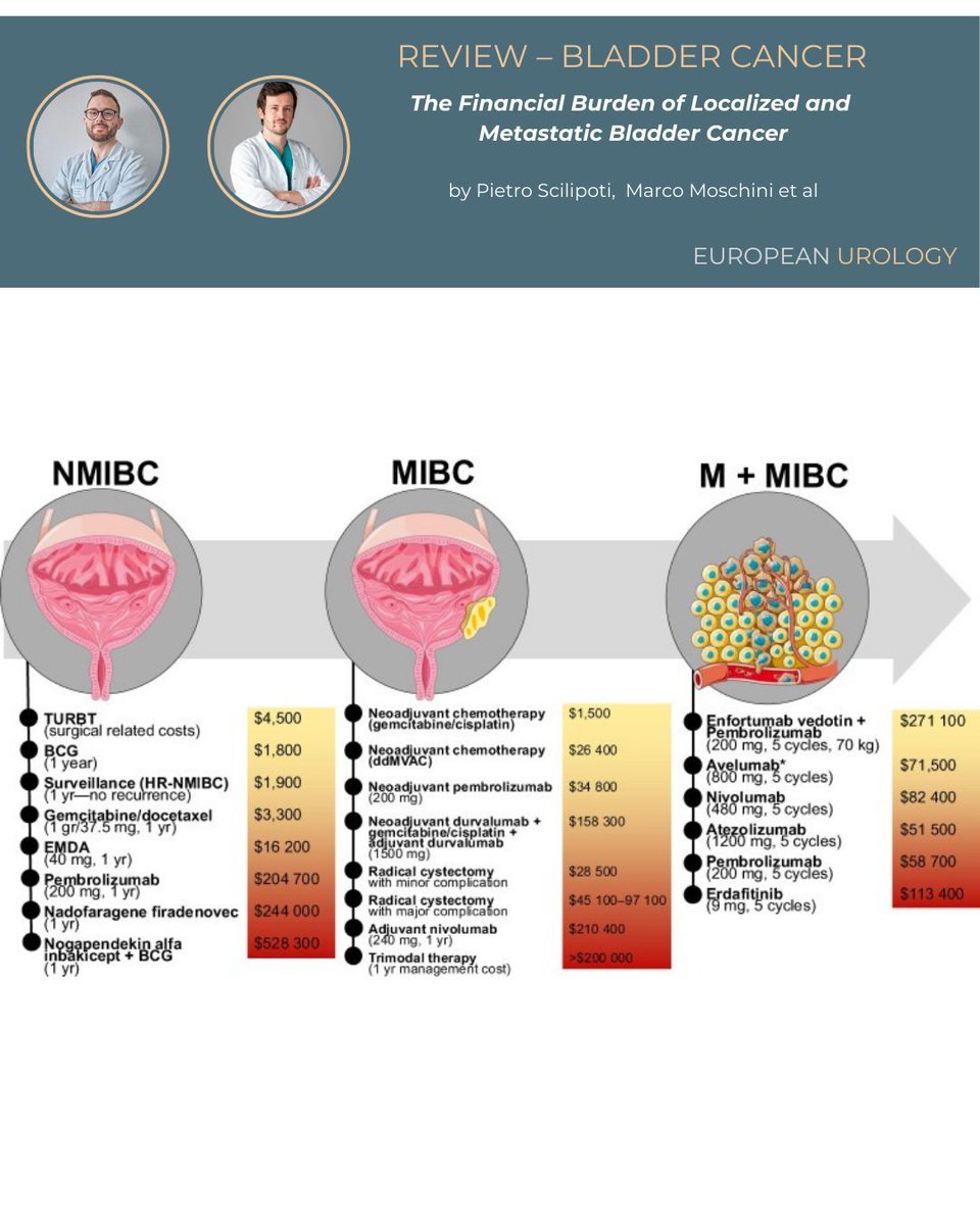 European Urology (@euplatinum) on Twitter photo Review – Bladder Cancer: The Financial Burden of Localized and Metastatic Bladder Cancer by Pietro Scilipoti, <a href="/UroMoschini/">Marco Moschini</a> et al
Read the full article here: buff.ly/44pcBYA
#UroSoMe #MedTwitter #EurUrol #BladderCancer Review – Bladder Cancer: The Financial Burden of Localized and Metastatic Bladder Cancer by Pietro Scilipoti, <a href="/UroMoschini/">Marco Moschini</a> et al
Read the full article here: buff.ly/44pcBYA
#UroSoMe #MedTwitter #EurUrol #BladderCancer