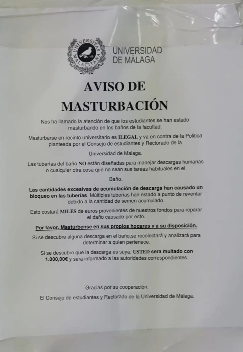 ¿Que dieta siguen en la universidad de Málaga?
Es para un amigo.