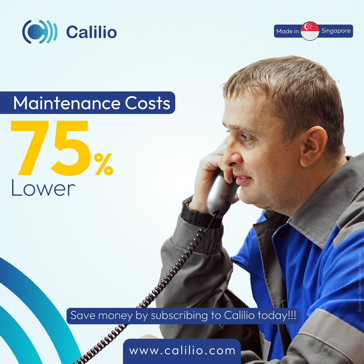 caliliovoip's tweet image. Still overpaying for calls in 2025?

You could save up to 𝟗𝟎% on international calls with Calilio&apos;s VoIP system. 
Thousands have already switched — why not you?

Get started today. vist.ly/3n4dvyh

#calilio #voip #smartcalling #stopoverpaying #business