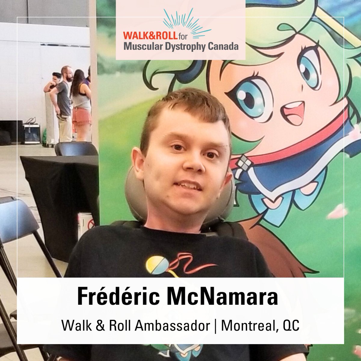 Muscular Dystrophy Canada (@md_canada) on Twitter photo Frédéric McNamara is our Walk & Roll Ambassador for Montreal, QC.
âMy favourite thing about the Walk & Roll is that we are raising awareness and money for neuromuscular research.â
To learn more about Frédéric and register for a Walk & Roll event, visit: muscle.akaraisin.com/ui/WalkRollMDC⊠Frédéric McNamara is our Walk & Roll Ambassador for Montreal, QC.
âMy favourite thing about the Walk & Roll is that we are raising awareness and money for neuromuscular research.â
To learn more about FrĂ©dĂ©ric and register for a Walk & Roll event, visit: muscle.akaraisin.com/ui/WalkRollMDCâŠ
