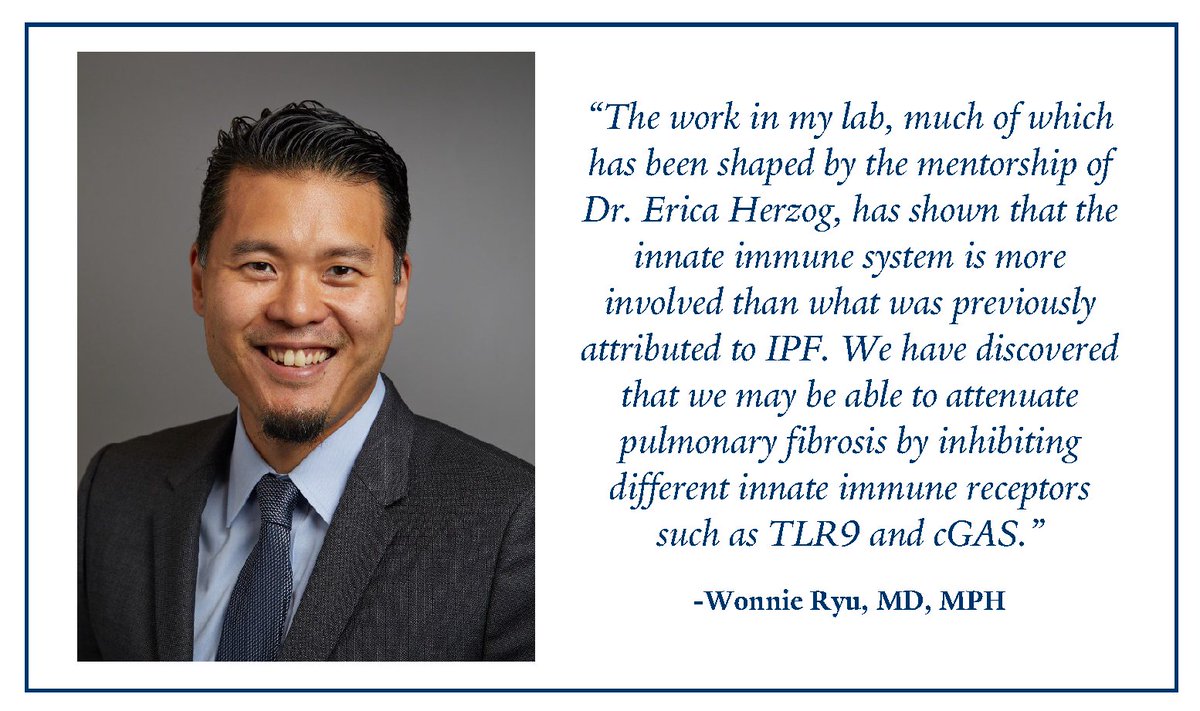 Congratulations to #YalePCCSM's Dr. Wonnie Ryu <a href="/wonnie1981/">changwan ryu, MD</a> for receiving the <a href="/ATS_RCMB/">ATS_RCMB</a> Rising Star Award!! This award honors promising junior basic/translational scientists performing novel research in the area of respiratory structure and function. Kudos Wonnie! 🥳🌟🫁
