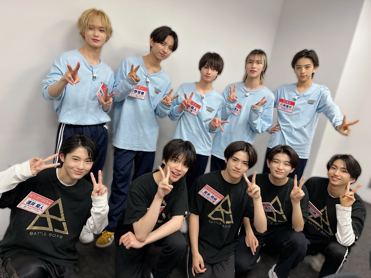 ebi_dan's tweet photo. #ICEx さんと #HugHugHug 🧊✨
#ダンエビ 放送は本日深夜1:00~!!
@ICEx_official 

📌 https://t.co/6jVnjQiDz7

#BATTLEBOYS #バトボ7th #桜組 #空組 https://t.co/7auBulUR5C