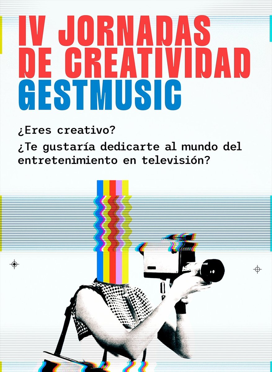 ¿Eres creativo y quieres dedicarte al mundo del entretenimiento? Abrimos convocatoria para las IV jornadas de creatividad Gestmusic. Te ofrecemos la posibilidad de asistir a un stage con profesionales creativos de nuestra productora. Mira aquí las bases: gestmusictraining.es/abierta-la-con…