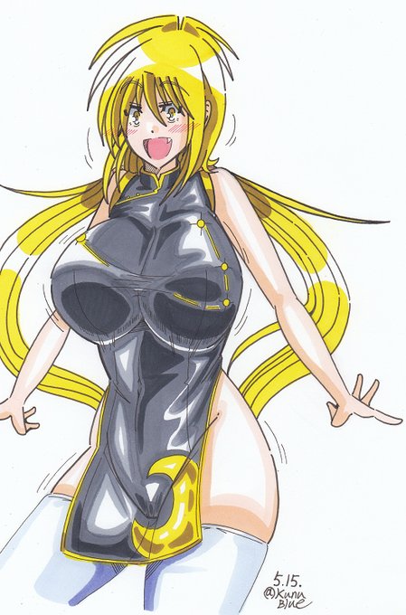 ゆーりさんからお洋服いただきさっちんにチャイナ服を着てもらいました。描きました。 