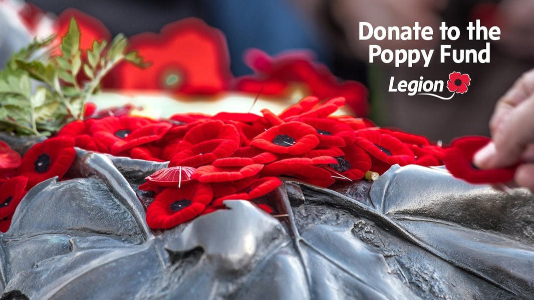 Looking for a way to make a positive impact in the lives of Canadian Veterans and their families? Consider making a donation to the Legion’s Poppy Fund. Every donation, big or small, supports Veterans in Canada, assisting them in getting the supports and services they need.

You