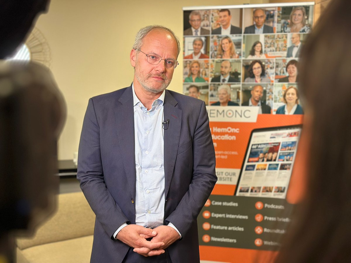 VJHemOnc (@vjhemonc) on Twitter photo We just spoke with Jens Panse of <a href="/UniklinikAachen/">Uniklinik RWTH AC</a> at #IPIG2025, who provided some valuable insights into the field of PNH!
Dr Panse covered:
👉switching from anti-C5 to proximal inhibition
👉the PhII proof-of-concept trial of zaltenibart
👉trials of interest in PNH
👉& more! We just spoke with Jens Panse of <a href="/UniklinikAachen/">Uniklinik RWTH AC</a> at #IPIG2025, who provided some valuable insights into the field of PNH!
Dr Panse covered:
👉switching from anti-C5 to proximal inhibition
👉the PhII proof-of-concept trial of zaltenibart
👉trials of interest in PNH
👉& more!