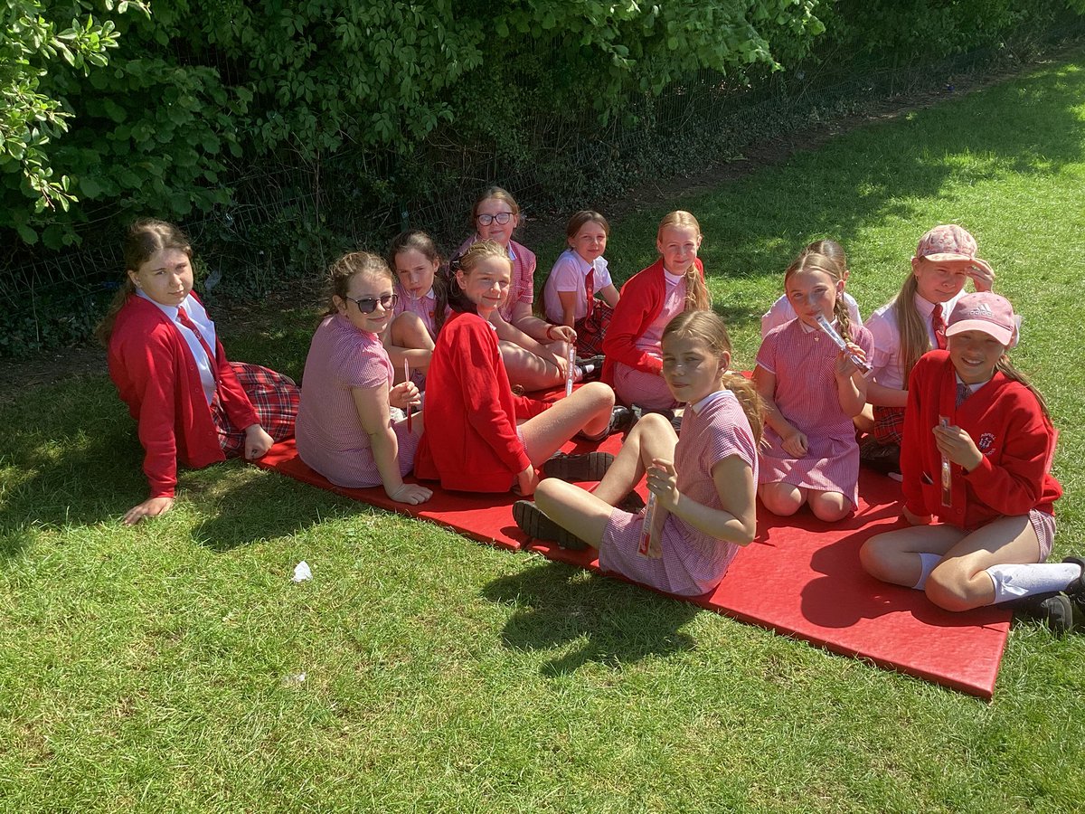 class6Aspull's tweet image. Y6 have taken SATs in their stride this week. Whatever the outcomes, we are proud of their attitudes, hard work and positivity. What a lovely way to finish the tests - sunshine, ice pops and time having fun with friends!