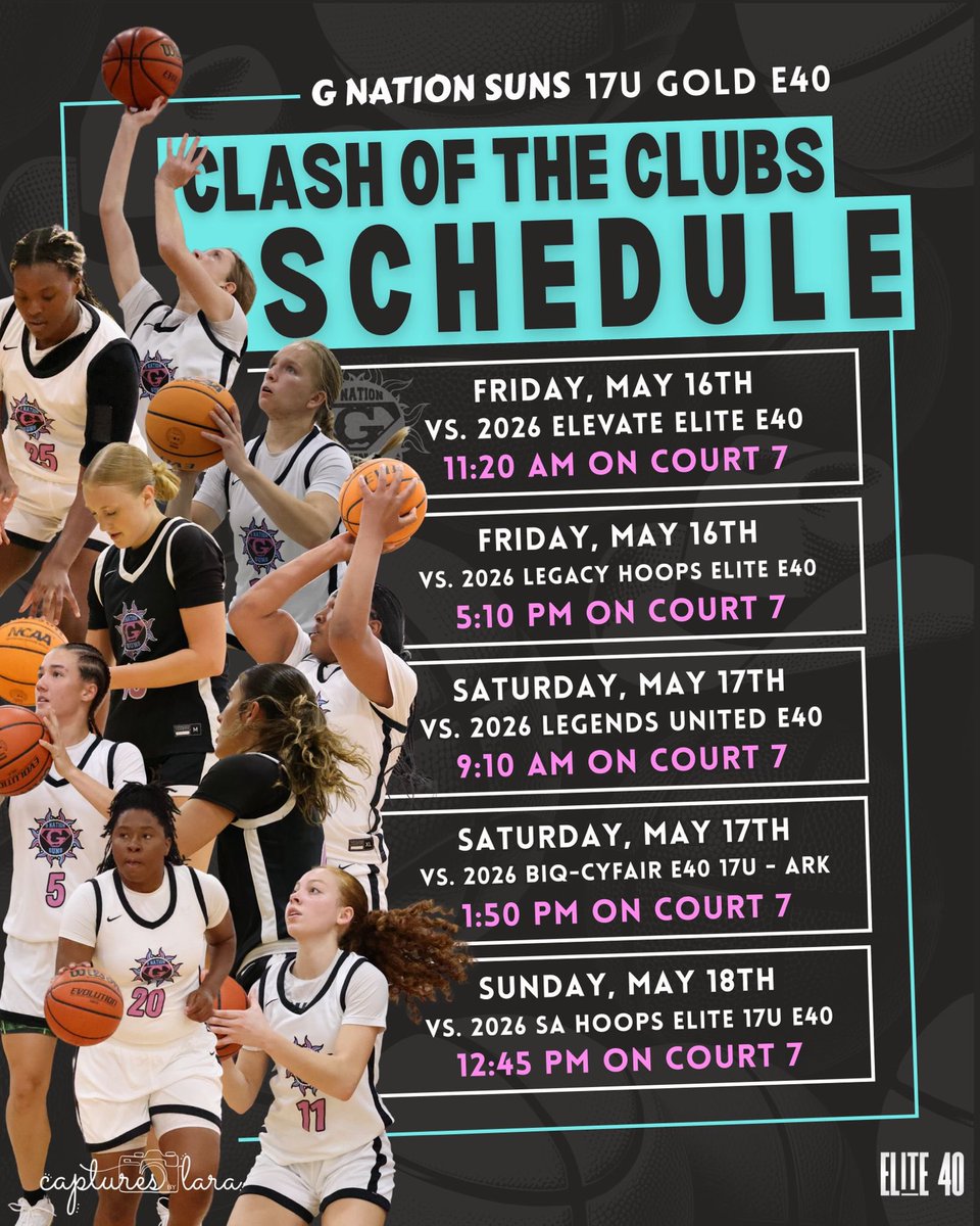 Sofia Rathbun🇺🇸🇻🇪🇭🇺 (@r2026sofia) on Twitter photo Excited to play at the Clash of The Clubs! <a href="/Ohio_Basketball/">OhioBasketball.com</a> <a href="/Elite40League/">Elite 40 League</a> <a href="/GNation_BBALL/">G Nation 🏀</a>
<a href="/Coachslim85/">carlyle lewis</a>
<a href="/PBRhoops/">Premier Basketball</a>
<a href="/capturesbylara/">capturesbylara</a> Excited to play at the Clash of The Clubs! <a href="/Ohio_Basketball/">OhioBasketball.com</a> <a href="/Elite40League/">Elite 40 League</a> <a href="/GNation_BBALL/">G Nation 🏀</a>
<a href="/Coachslim85/">carlyle lewis</a>
<a href="/PBRhoops/">Premier Basketball</a>
<a href="/capturesbylara/">capturesbylara</a>