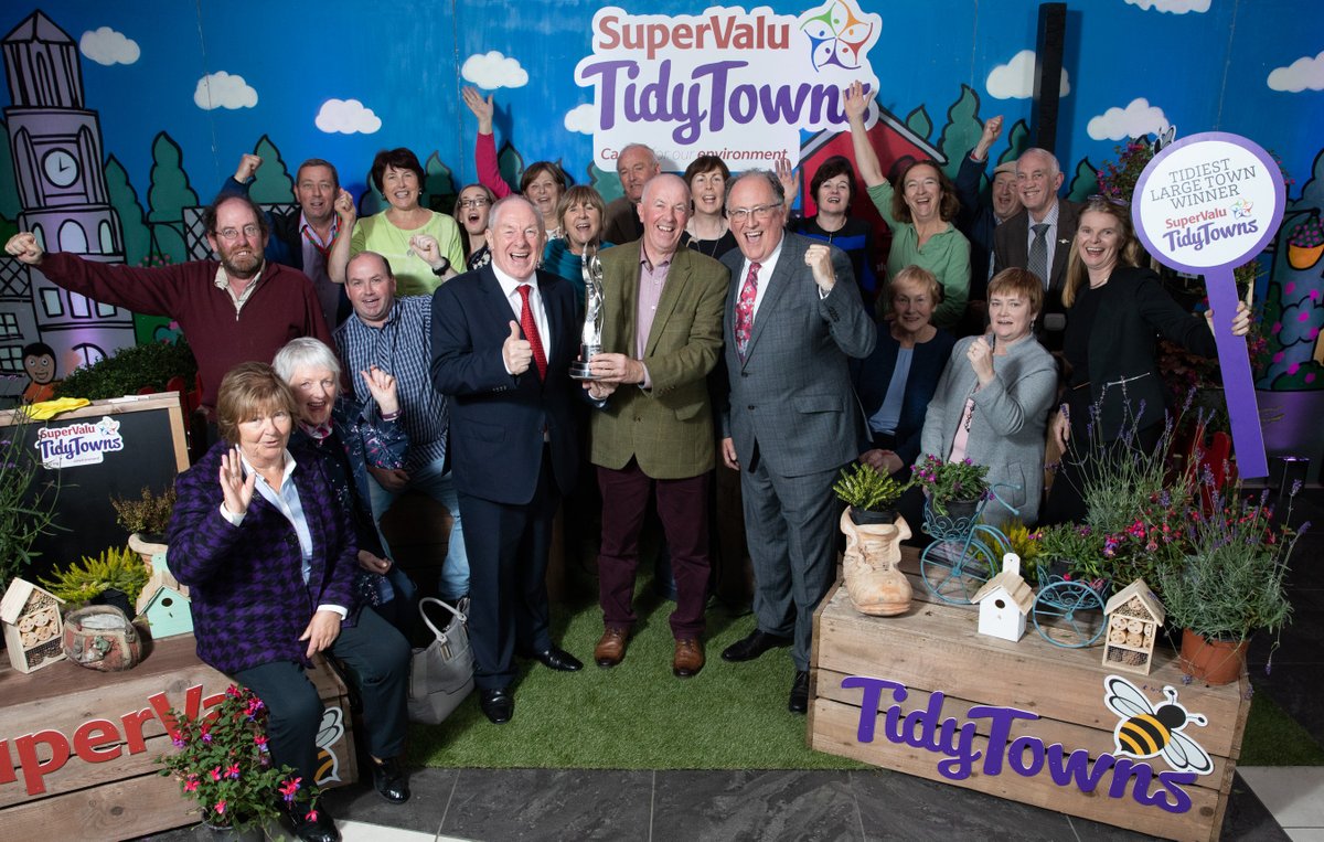 Supervalu TidyTowns Competition (@tidytownsire) on Twitter photo #ThrowbackThursday
In 2019 the winner of the <a href="/SuperValuIRL/">SuperValu Ireland</a> TidyTowns Competition was Glaslough in Monaghan, who also won best village.
Other winners were
Small Town: Blackrock, Co. Louth
Large Town: Westport, Co. Mayo
Large Urban Centre: Ennis, Co. Clare #ThrowbackThursday
In 2019 the winner of the <a href="/SuperValuIRL/">SuperValu Ireland</a> TidyTowns Competition was Glaslough in Monaghan, who also won best village.
Other winners were
Small Town: Blackrock, Co. Louth
Large Town: Westport, Co. Mayo
Large Urban Centre: Ennis, Co. Clare