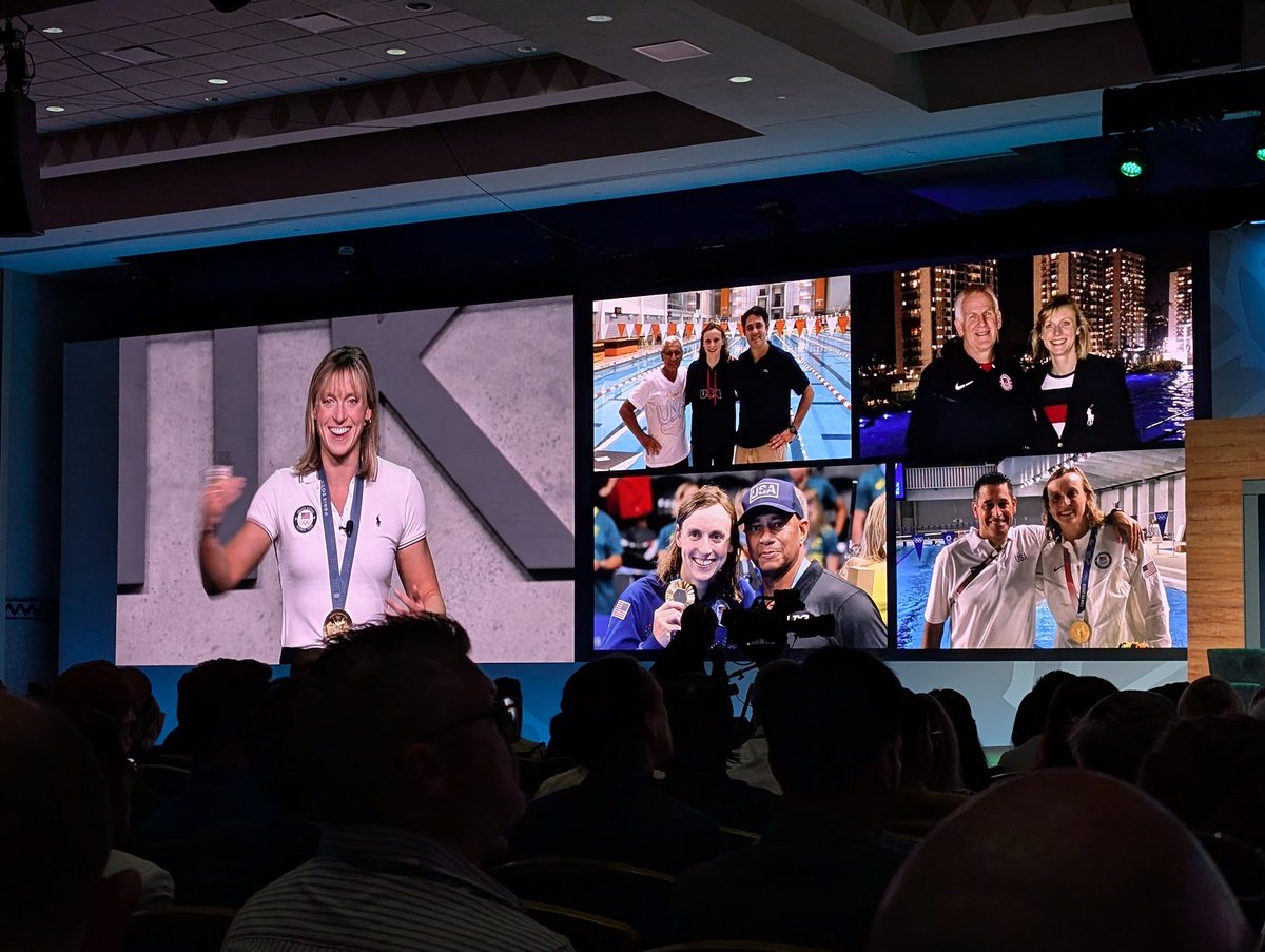 Competition, goal setting, incredible over-achievement at an early age and a staggeringly humble attitude about the role data and people have played in her rise to superstardom.  I'm awestruck and emotional listening to <a href="/katieledecky/">Katie Ledecky</a> at <a href="/qlik/">Qlik</a> #qlikconnect Astonishing!