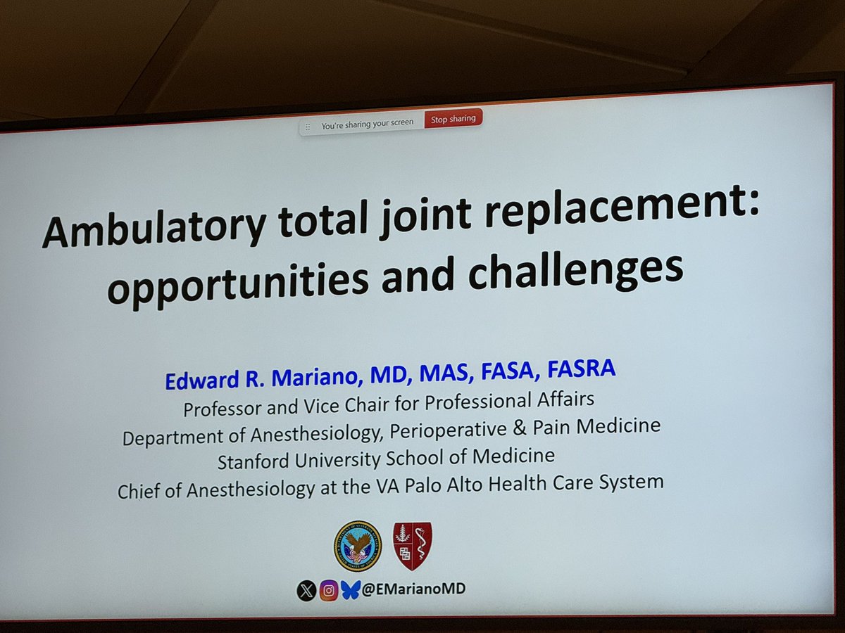 Uchenna Umeh, MD, FASA (@ucheumehmd) on Twitter photo Thank you <a href="/EMARIANOMD/">Ed Mariano, MD, MAS, FASA, FASRA 🇺🇸🇵🇭</a> for the insightful lecture on ambulatory joint replacement surgery. <a href="/HSSAnesthesia/">HSS Anesthesiology</a> <a href="/HSpecialSurgery/">Hospital for Special Surgery (HSS)</a> <a href="/stanfordanes/">Stanford Anesthesiology</a> Thank you <a href="/EMARIANOMD/">Ed Mariano, MD, MAS, FASA, FASRA 🇺🇸🇵🇭</a> for the insightful lecture on ambulatory joint replacement surgery. <a href="/HSSAnesthesia/">HSS Anesthesiology</a> <a href="/HSpecialSurgery/">Hospital for Special Surgery (HSS)</a> <a href="/stanfordanes/">Stanford Anesthesiology</a>