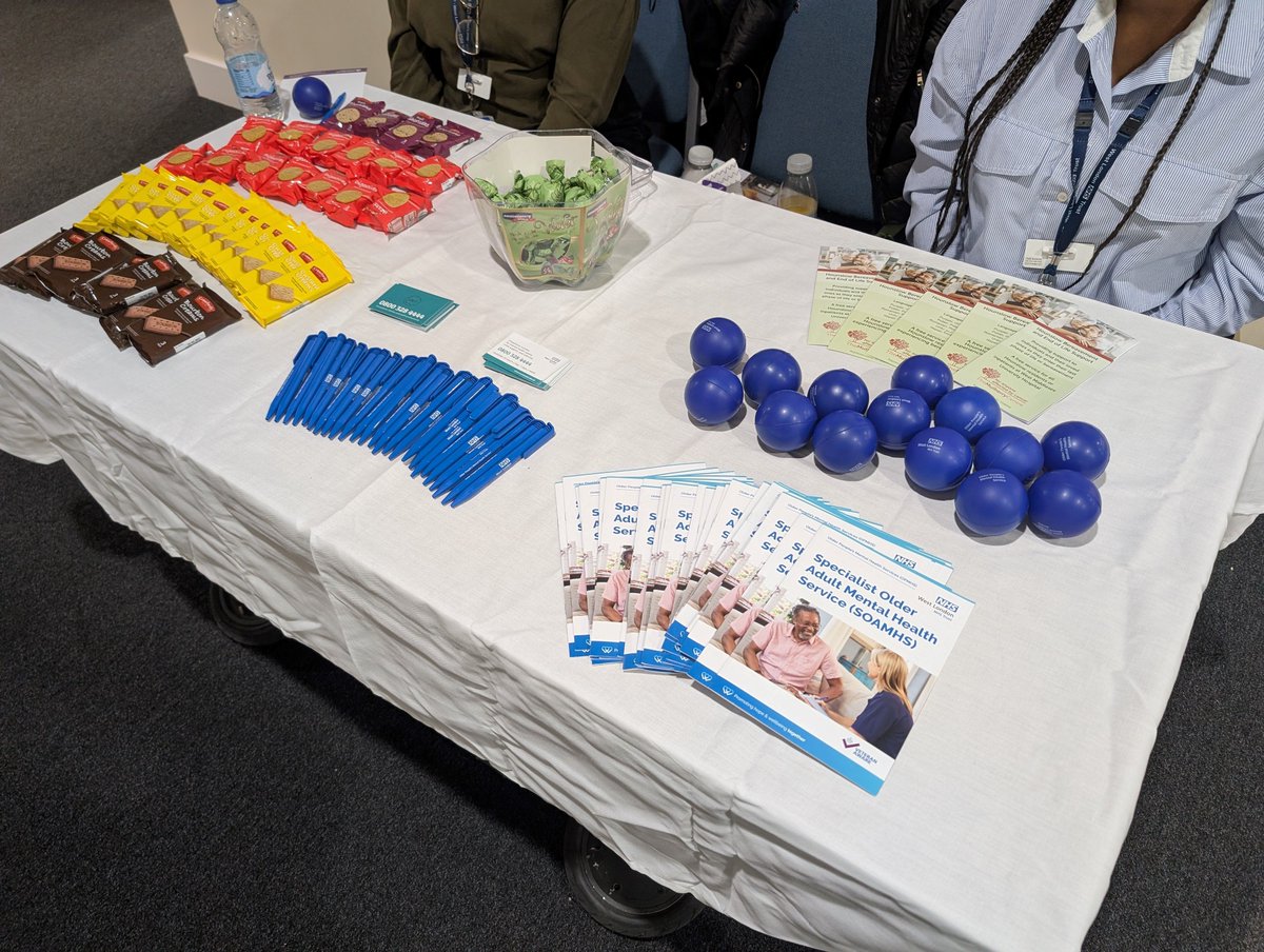 Hounslow Libraries (@lbhlibraries) on Twitter photo The NHS's Specialist Older Adult Mental Health Service have a drop-in today at Feltham Library. The team support people over 70 with mental health needs and access to services. Come and have a word if you think they can help you or a friend/relative.
<a href="/WestLondonNHS/">West London NHS Trust</a> The NHS's Specialist Older Adult Mental Health Service have a drop-in today at Feltham Library. The team support people over 70 with mental health needs and access to services. Come and have a word if you think they can help you or a friend/relative.
<a href="/WestLondonNHS/">West London NHS Trust</a>