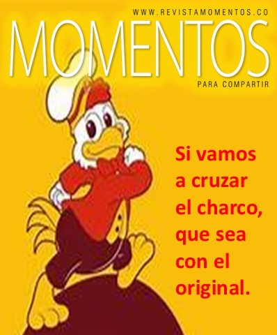 Si vamos a cruzar el charco, que sea con el original. Un pollo en portada porque #NadieLoHaceComoFrisbyLoHace 
aPOLLO a #Frisby 
<a href="/frisbylohace/">Frisby S.A.</a>mejor 
@frisbylohace  
#Frisby #EstamosConUstedes #FrisbyLoHace #RevistaMOMENTOS