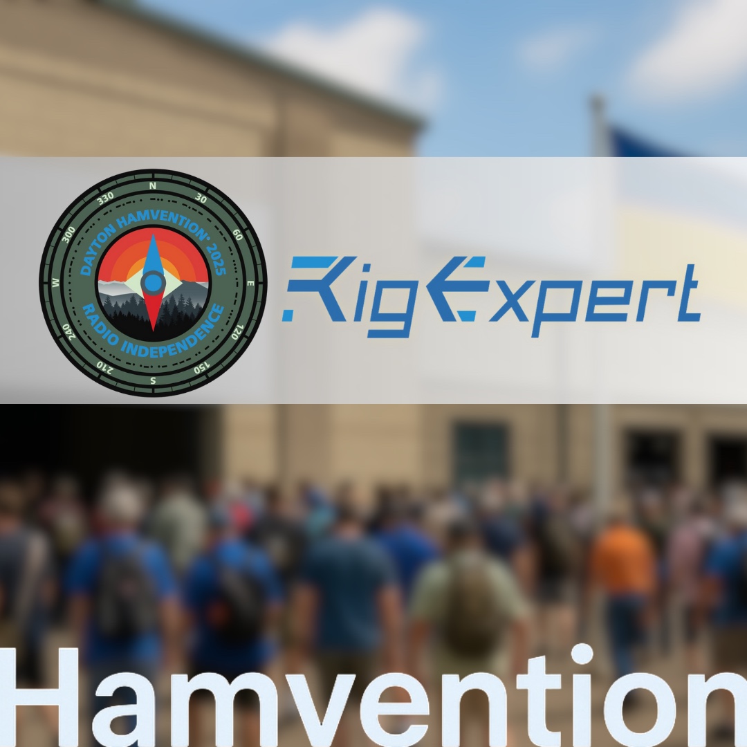 📡 RigExpert's products at #Hamvention2025
16-18 of May at Dayton. Our partners will proudly showcase our gear.
🎯 Find us at:
DX Engineering, GigaParts, HRO, RigExpert USA &amp; Chatt Radio booths.

More info: rigexpert.com/news/rigexpert…

#RigExpert #HamRadio