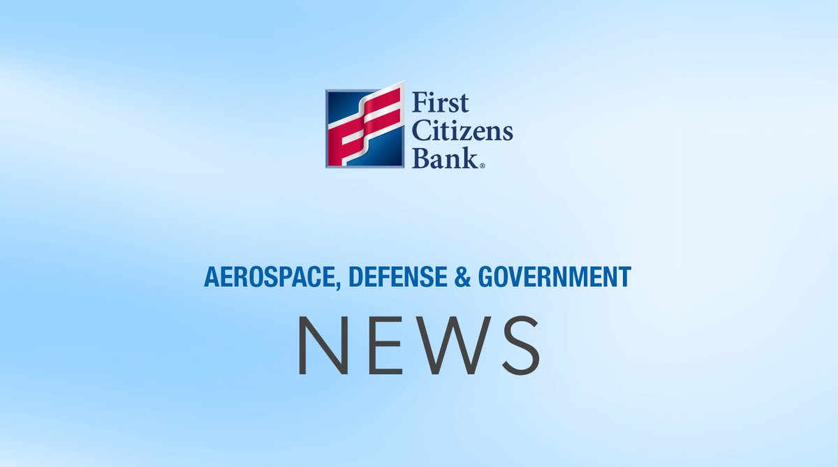First Citizens Bank announced that its Aerospace, Defense &amp; Government Services business provided $50 million to Space Leasing International (“SLI”). bit.ly/3ZmQifx
#adgfinance #defense #govfinance