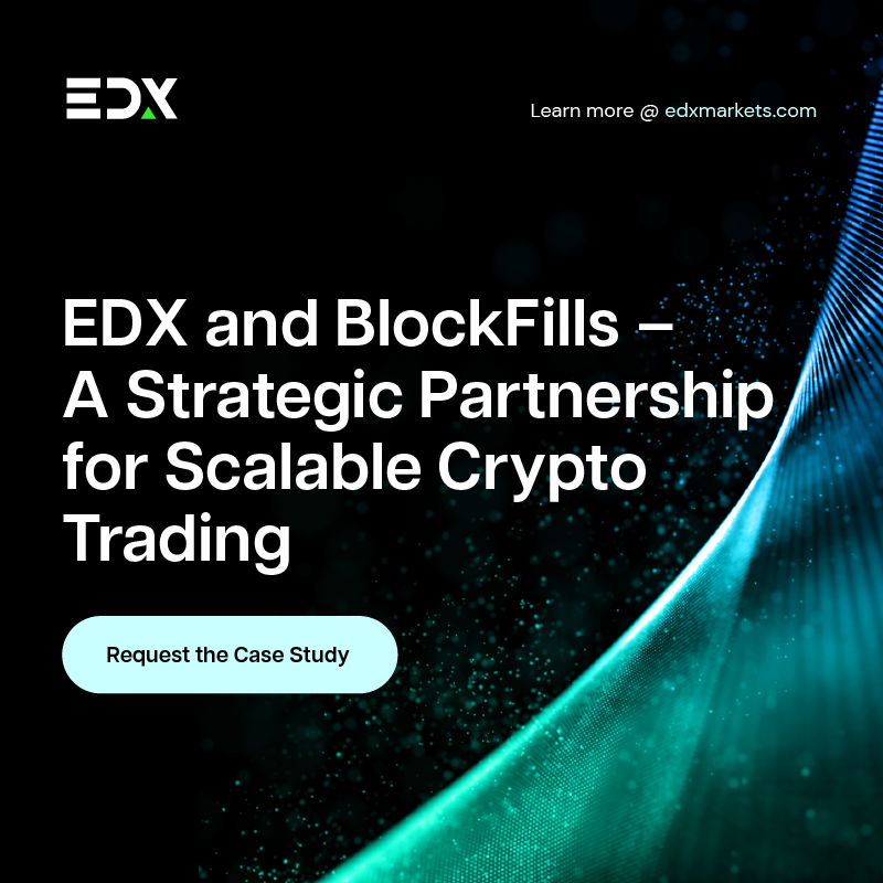 EDX Markets’ ongoing partnership with @BlockFills is driving sharper pricing, deeper liquidity &amp; faster execution in crypto markets. 
 
Explore how we’re bringing TradFi principles to the world of digital assets in our latest case study.
 
Read more: hubs.la/Q03mLk6v0